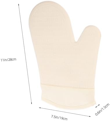Silicone Oven Mitts, Kitchen Gloves Heat Resistant Honeycomb