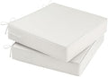 Outdoor Chair Cushions 19x19x4 Inch, Waterproof Beige Patio Furniture