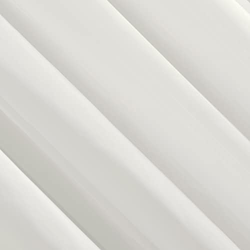 No. 918 Emily Sheer Voile Tab Top Curtain Panel, 59" x 84", Eggshell