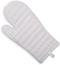Oven Gloves Grey 7 x 12.5 inch Cotton Polyester Filled Heat-Resistant