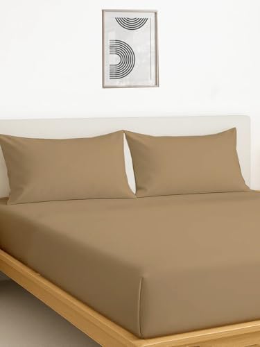Queen Size 3 PCs Fitted Sheets (1 Fitted Sheets & 2 Pillow case)