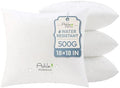 Ashle 18X18 Pack of 4 Outdoor Pillows, Water-Resistant Pillow Inserts