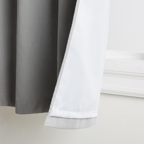 TOWN & COUNTRY BASICS Bertram Solid Linen Texture Indoor Curtains