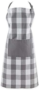 DII Unisex Buffalo Check Kitchen Collection, Classic Farmhouse Chef