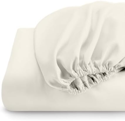 Egyptian Cotton Fitted Sheet Top Split King 16 Inch Deep - Ivory