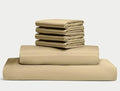 Egyptian Cotton 6-PC Taupe Full-XL 1000-TC 15" Pocket
