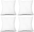 EDOW Throw Pillow Inserts, Set of 4 Lightweight Down Alternative