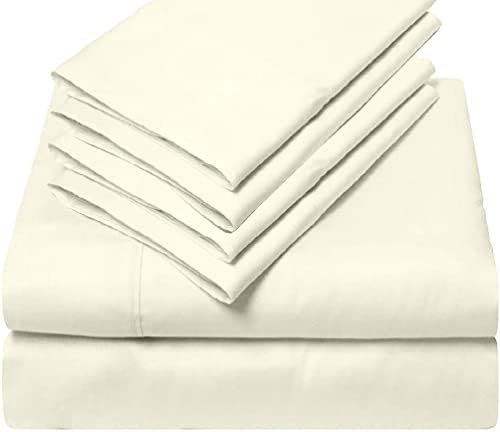7 Piece 100% Giza-Egyptian Cotton Sheets, Sheet-Giza-Pillow, 1000-TC