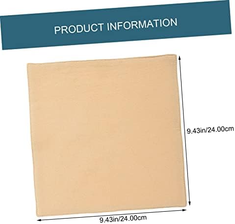 Alipis Cotton Linen Tea Towel for Kitchen Cleaning, Beige Dish Cloth
