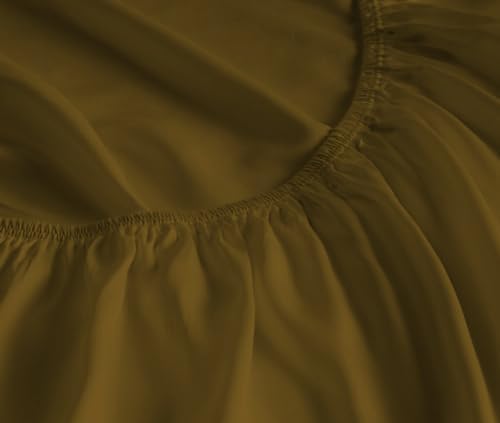 100% Egyptian Cotton 800 Thread Coun 3 Piece Fitted Sheet Set Full