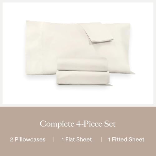 Jennifer Adams Lux Collection Sheet Set, 4-Piece Microfiber Sheets &
