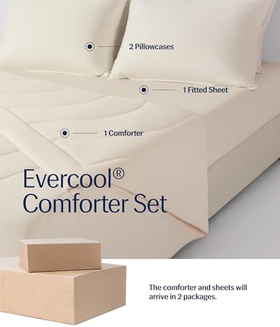REST® Evercool®+ Cooling Comforter Set for Hot Sleepers, 4PC, Full