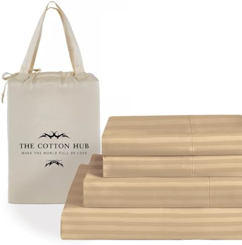 Full Size 4-Piece Sheet Set 1000 Series Luxury 100% Pima Cotton Bed