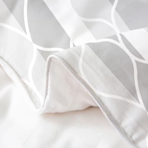 Feelyou Kids Girls Retro Striped Duvet Cover 100% Cotton King Size