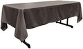 LA Linen Polyester Poplin Washable Rectangular Tablecloth, Stain and