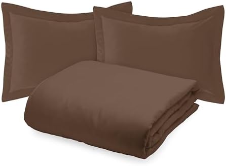 Mocassi Luxury Queen Size 3-Piece Duvet Cover Set - 1800 Premium Hotel