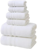 Bath Towels Set 6 Piece, Luxury Cotton Hotel Quality, Soft