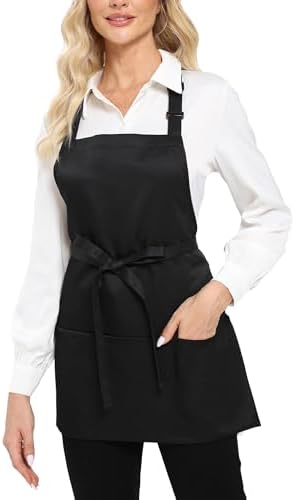 Argstar Unisex Adjustable Three Pocket Apron-Chef Kitchen