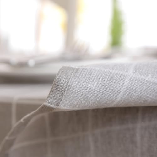 Rectangle Checkered Tablecloths for Indoor and Outdoor, Machine