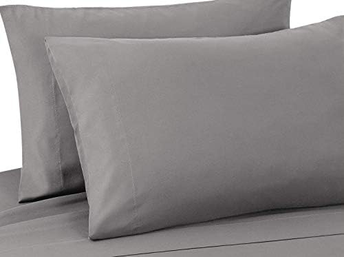 LinenEra 4 Pcs Charcoal King Size Bed Sheet Set 800 Thread Count 100%