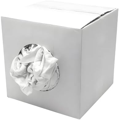 Brixwell QKK9-001 Wiping Cloths, Cotton, Smooth Knit 50 lbs. 100%