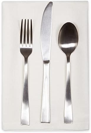 DII Variegated Tabletop Collection, Napkin Set, 20x20, Off-White