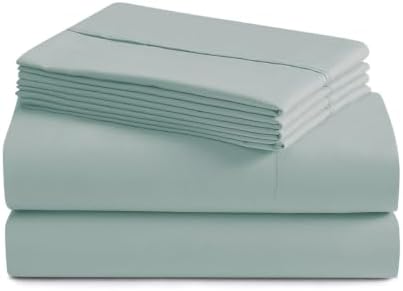 TRP Soft Solid 1500TC Microfiber Bed Sheet Set 4 Piece - Slate Gray
