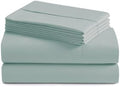 TRP Soft Solid 1500TC Microfiber Bed Sheet Set 4 Piece - Slate Gray