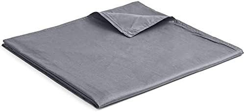 YnM Exclusive 15lb Weigthed Blanket with Cotton Duvet Cover