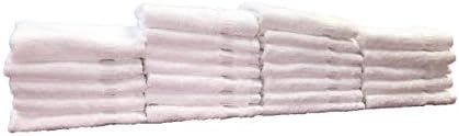 Optima Collection Platinum Level 13 Inch x 13 Inch Cotton White