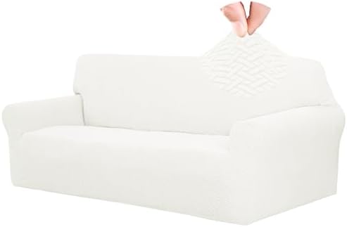 Easy-Going Stretch Jacquard Couch Cover, 1-Piece Soft Sofa Cover, Sofa