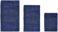 Better Trends 3 Piece Bathroom Rug Set 100% Cotton Non-Slip Washable