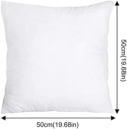 Throw Pillow Inserts, 2 Pack White Supportive Machine Washable Throw