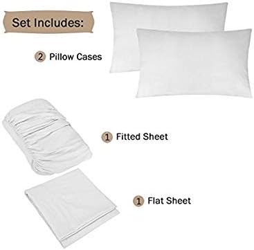 American Linen Cotton Sheets, Beige Solid 600 Thread Count 4PC Twin