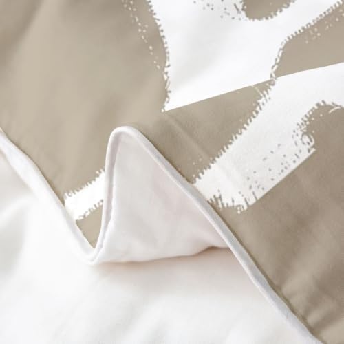 Feelyou Kids Geometric Duvet Cover 100% Cotton King Size