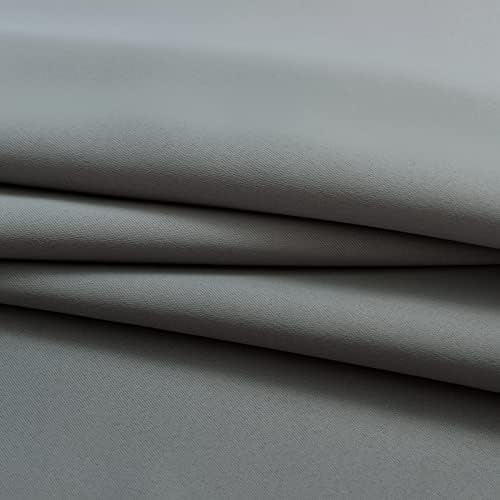 Yakamok 63 Inch Grey and Greyish White Ombre Curtains Room