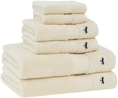 Classic Beige 6 Piece Towel Set