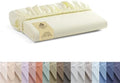 Linen Home 100% Cotton Percale Twin Size Fitted Sheet only, Cream