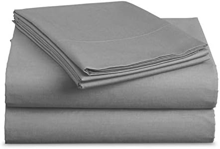 LinenEra 4 Pcs Charcoal King Size Bed Sheet Set 800 Thread Count 100%