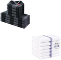 Homaxy Kitchen Towels and Dishcloths Set, 12 x 12 and 13 x 28 Inches