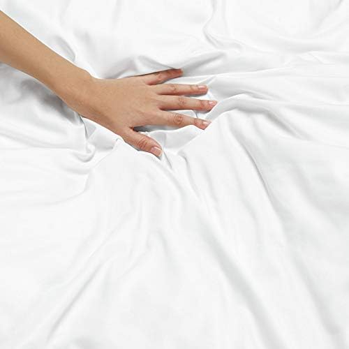 Duvet Cover-White Duvet Cover Queen Size With Button Closure, 100%