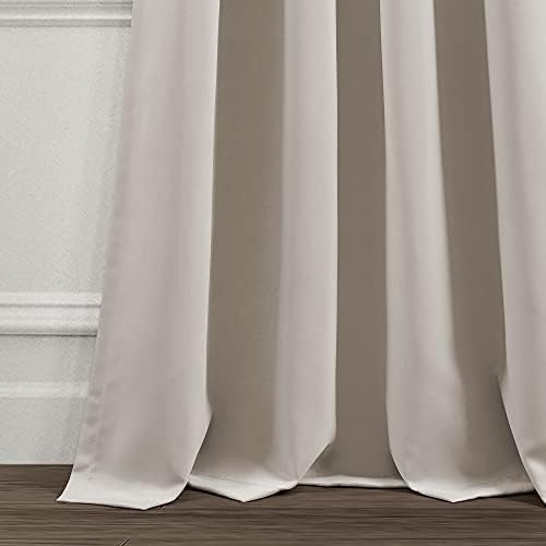 Lush Decor Insulated Rod Pocket Room Darkening Window Curtain Panels