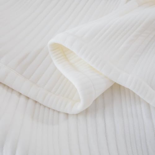 meadow park Super Soft Cotton Heathered Jersey Bed Blanket for Couch