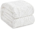KAWAHOME Faux Fur King Size Blanket for Bed Warm Luxury Ultra Soft