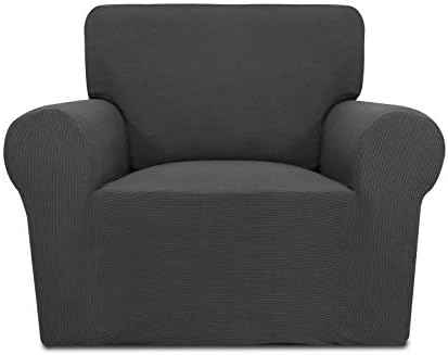PureFit Stretch Sofa Slipcover, Dark Gray