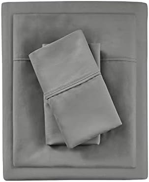 Madison Park 1000 TC Cotton Blend Sheet Set, King Size, Charcoal
