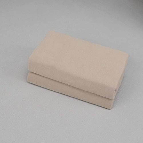 N&Y HOME 2-Pack Stretch Pillow Cases, Queen or Standard Size, Taupe