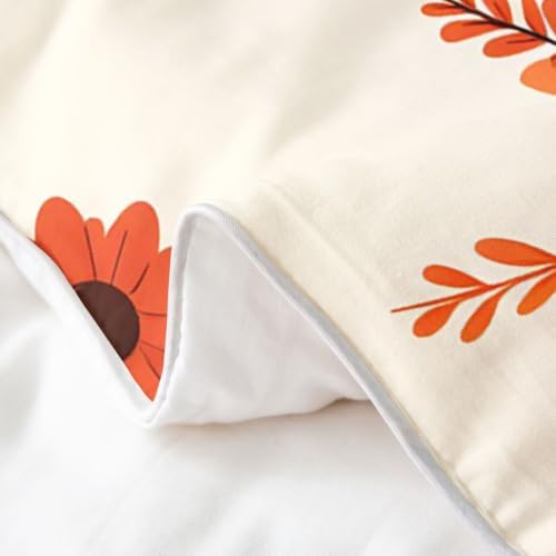 Manfei Cartoon Autumn Kids Bedding Set King Size 100% Cotton,Pumpkin
