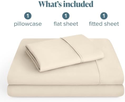 Bare Home Twin XL Sheet Set - 1800 Ultra-Soft (Twin XL, Sand)