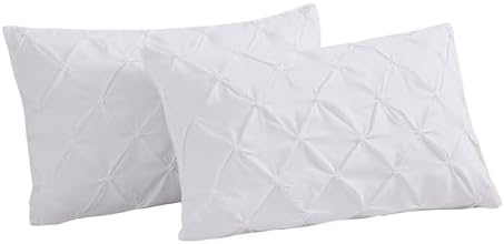 Vaulia King Pillow Shams 20 x 36 Set of 2, White